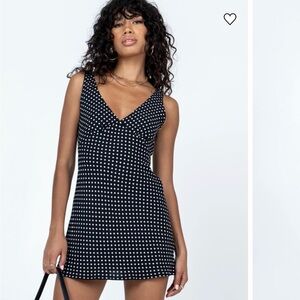 Black and White Polka Dot Dress